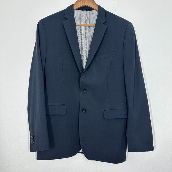 Banana Republic Modern Slim‎ Fit Navy Suit Jacket Men's Size 40S Career Office